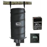 American Hunter Faltbarer Futterautomat Futterstreuer Wild, Pferde 45L + 6V Akku